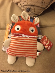 This cutie is a Sorgenfresser, or "worries eater" - you write your worries on a piece of paper and put them in his mouth, then zip it closed. Voila! Your worries are gone! I love this!