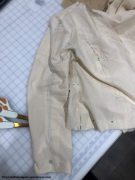 The first muslin, with alterations showing
